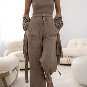 Women Sweater Three Piece Knit