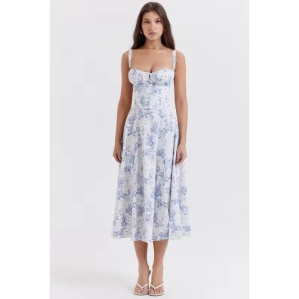Elegant Pure Color Commuter Dress Skirt - Image 2
