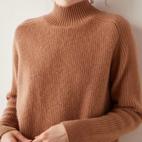 Luxury Turtleneck Chunky Knitted - Image 3